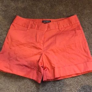 Express Pink Editor shorts.